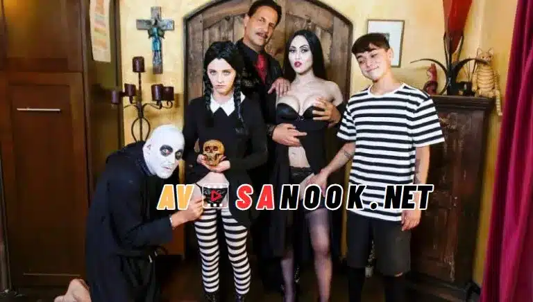 Kate Bloom, Audrey Noir Addams Orgy-xxxฝรั่ง